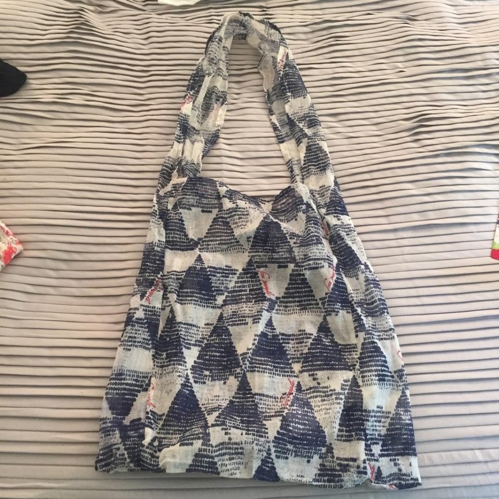 Free People Cloth Tote Reusable Shopping Bag